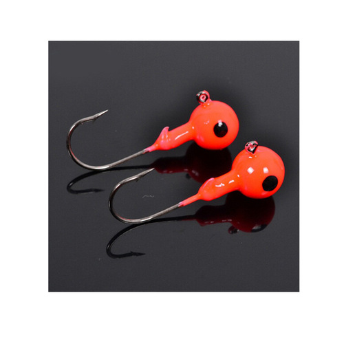 Lead head hook, lure hook, spherical lead head hook, three anchor hook, lure soft bait, soft bait hook