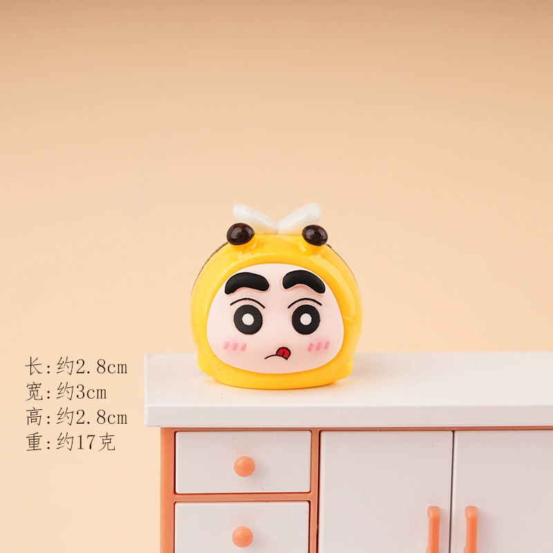 Insect Shin-chan blind box series creative cute trendy toy doll diy blind bag office desktop decoration small ornaments