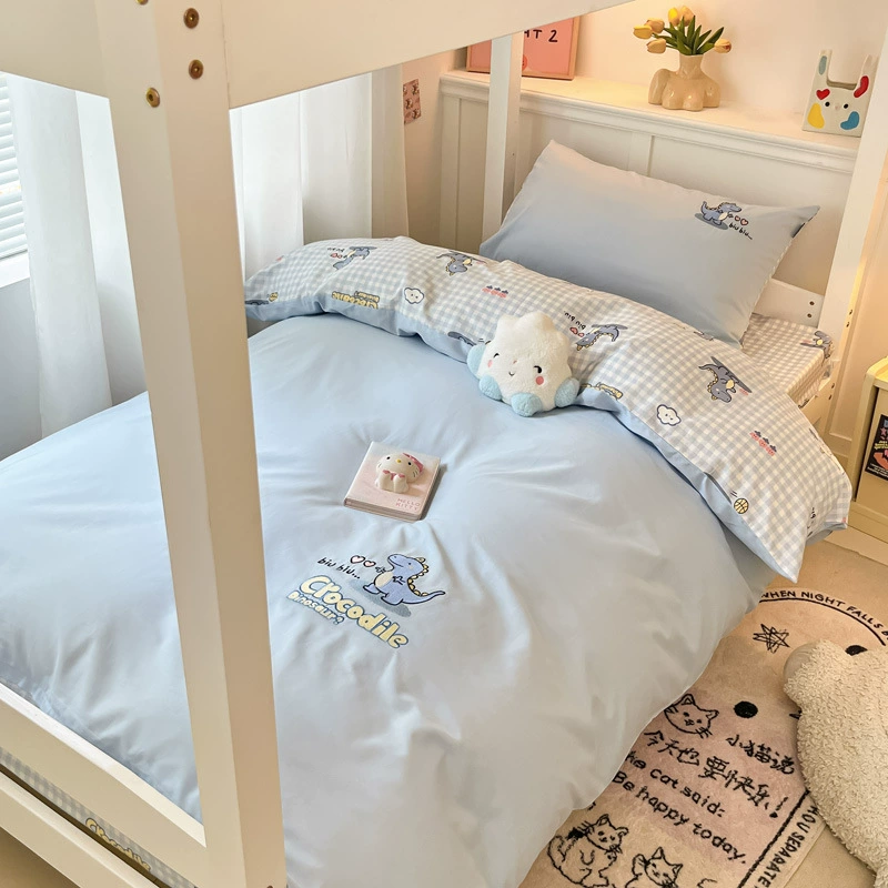 Children's cartoon set, cute bedspread for students, 3 piece set, bedding