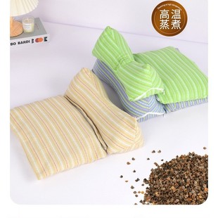 Buckwheat Shell Cervical Spine Pillow, Cervical Spine Protection, Sleep Traction Triangular Cylindrical Pillow Core, Special Neck Pillow for Adults to Sleep