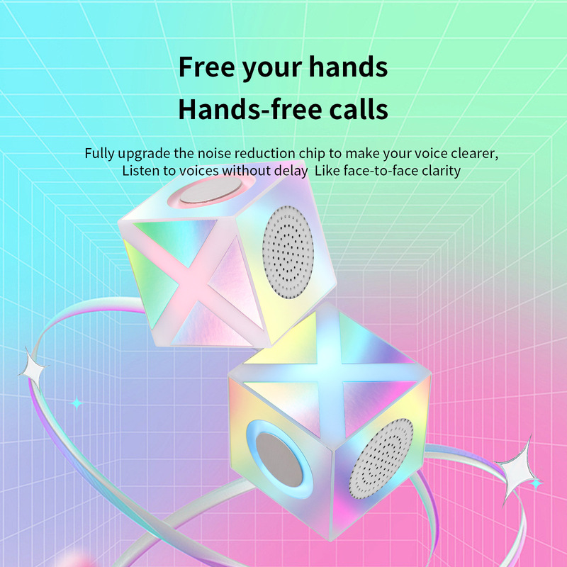 爆型プライベートモデルD28 bluetoothオーディオ【XO】クールなカラーライトスマートオーディオデスクトップポータブルスピーカー|undefined