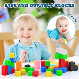 Cross-Border Magnetic Cube Teaching Aids Magnetic Mathematics Teaching Aids Six-Sided Magnetic Three-Dimensional Graphics Geometry Model Large Learning