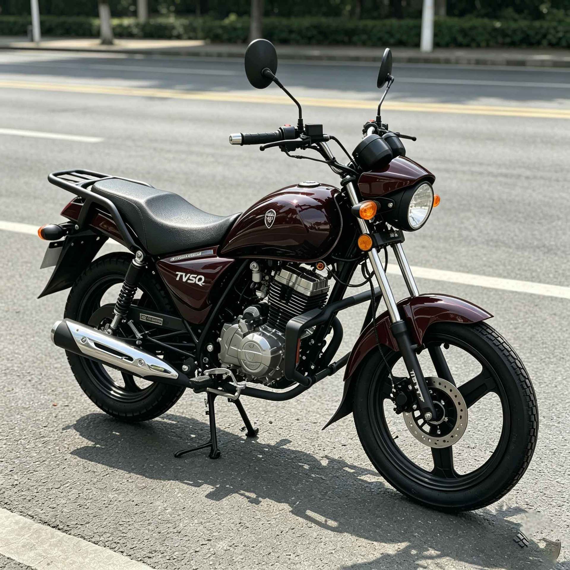 Two-Wheeled Fuel-Powered Motorcycle with Comfortable Seat, Low Fuel Consumption, Suitable for Urban and Rural Cargo Transport, Reinforced Body, Wear-Resistant, Hot-Selling