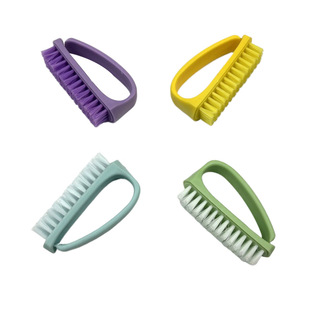 ps plastic hand cleaning massage brush portable household nail tools nail brush cleaning dustproof cleaning brush