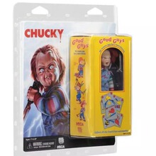 NECA 鬼娃回魂 鬼娃恰奇 chucky 人偶模型 布衣植发可动手办