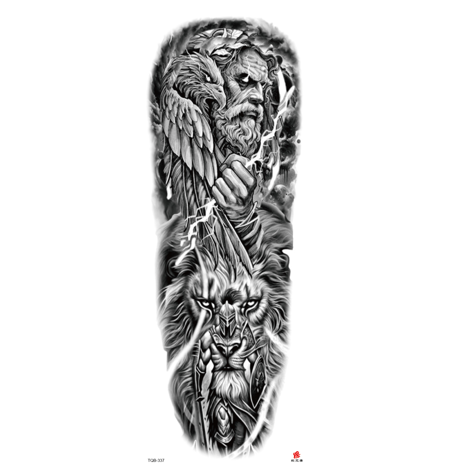 Pegatinas de tatuaje de brazo largo de flor brazo completo tatuaje impermeable tatuaje temporal en stock al por mayor pegatinas de tatuaje de brazo completo