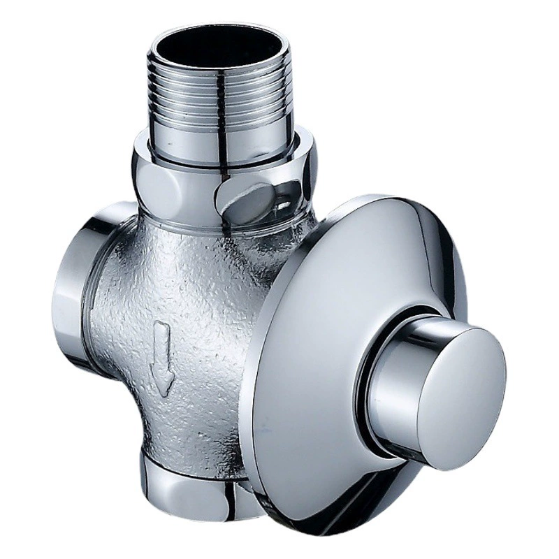 Все медные скрытые ручные нажатия переключатель клапана с задержкой