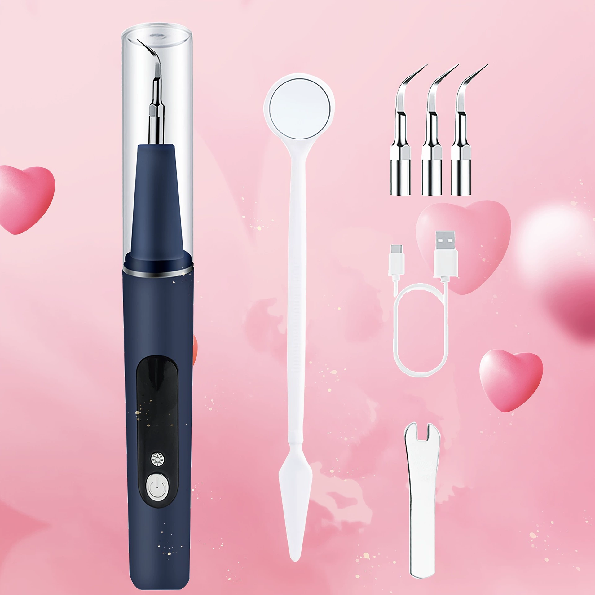 2025 новых кросс-бордерных дропшиппинг подарков ко Дню святого Валентина: электрическая нить для чистки зубов и электрическая зубная щетка.