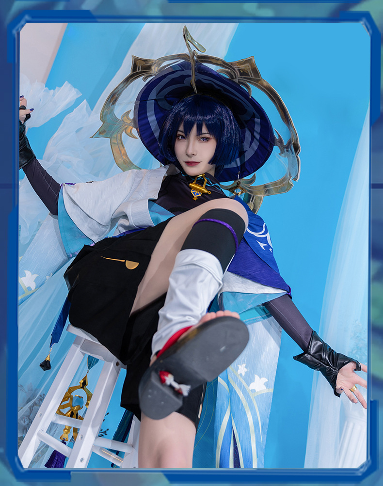 原神cos服 散兵c服久世浮倾 流浪者cosplay服装全套游戏动漫男装-阿里巴巴