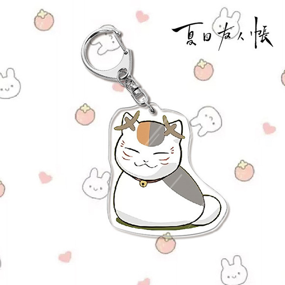 夏目友人帳 夏目貴志 猫先生 斑夏目玲子 周辺ギフト ペンダント アクリルキーホルダー|undefined