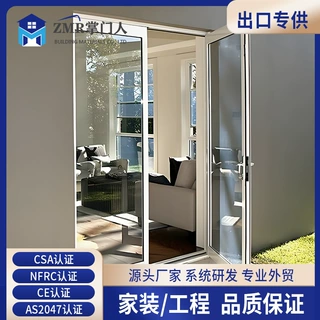 掌门人直供铝合金玻璃门平开门室内隔音玻璃门客厅浴室玻璃门推拉