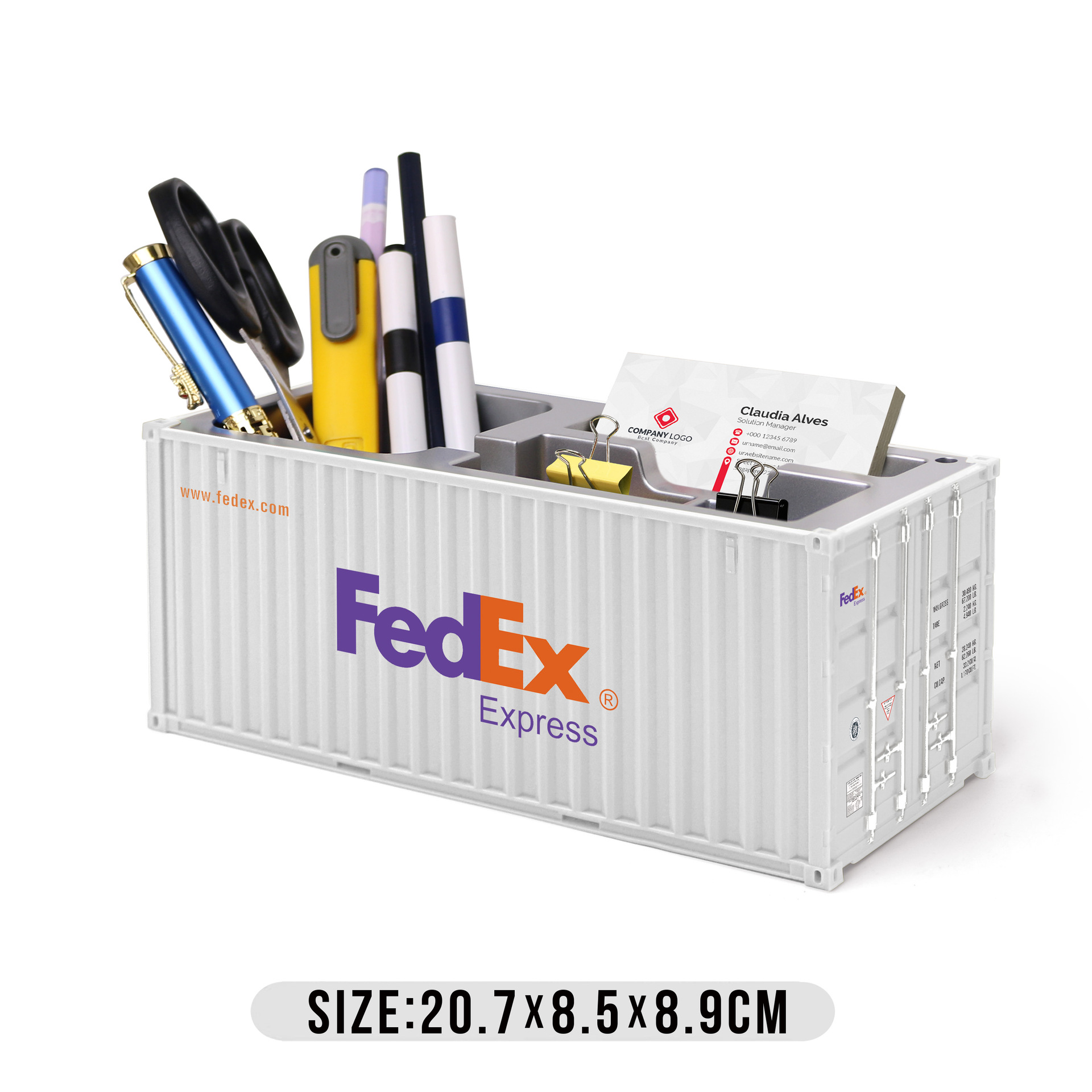 Caja de tarjetas de negocios de la Penbox Federal