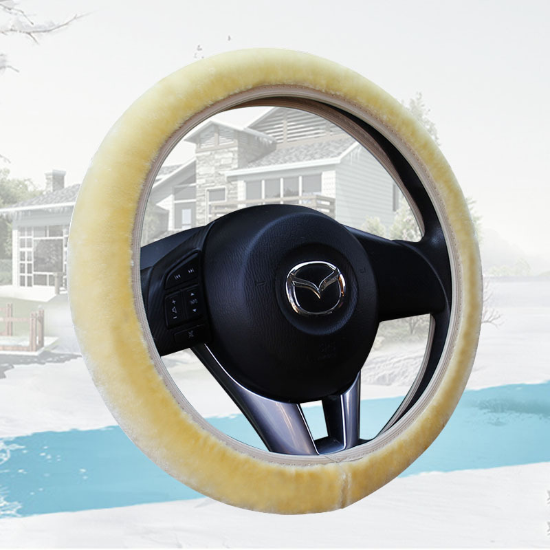 Nueva banda elástica inalámbrica cubierta del volante cubierta del freno de mano conjunto de tres piezas AliExpress felpa cubierta de la manija transfronteriza e-commerce Amazon