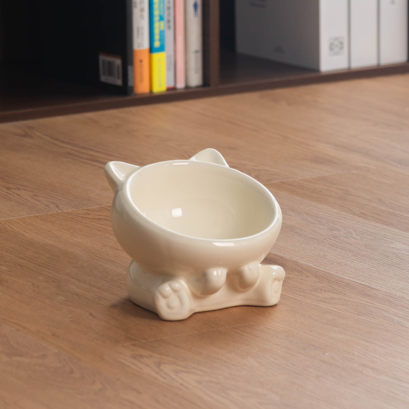 크림색 노란색 얼굴 고양이(무료 활)