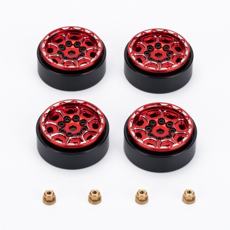 1.0inch リモートコントロールカー用ホイールハブ Axial 1/24 SCX24 90081 シミュレーションフォードライマ|undefined