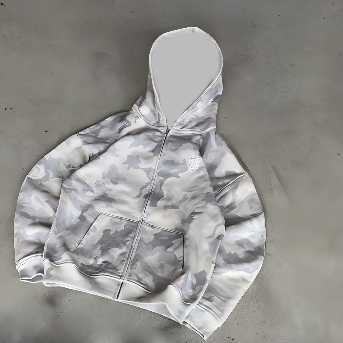 Amazon Europa y los Estados Unidos transfronterizos otoño y invierno 2025 chaqueta con cremallera pantalones casuales de color sólido trajes de calle para hombres y mujeres al por mayor image 1