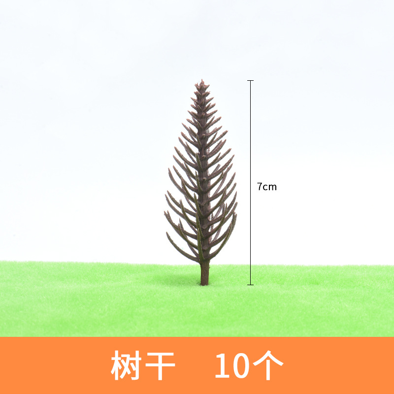 Edificio modelo de mesa de arena material DIY modelo hecho a mano acabado tronco de pino de álamo blanco