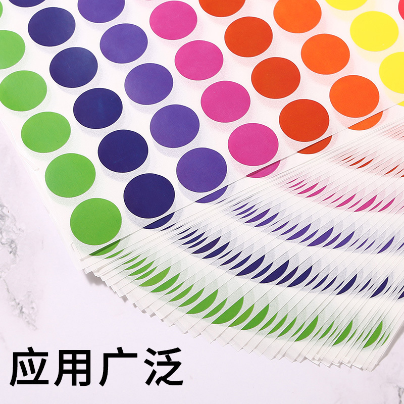 Etiquetas codificadas por color Dot Stickers Etiquetas adhesivas Dot Stickers de color, oficina