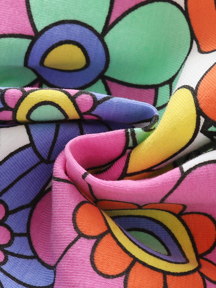 Transfronterizo malwee niñas camisetas de cuello redondo de verano nuevo conjunto de dos piezas para niños europeos y estadounidenses lindos