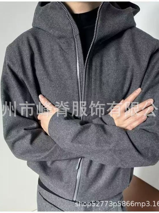 台州鸟Sawyer Hoody户外冬季羊毛夹克保暖连帽加绒软壳休闲外套|undefined