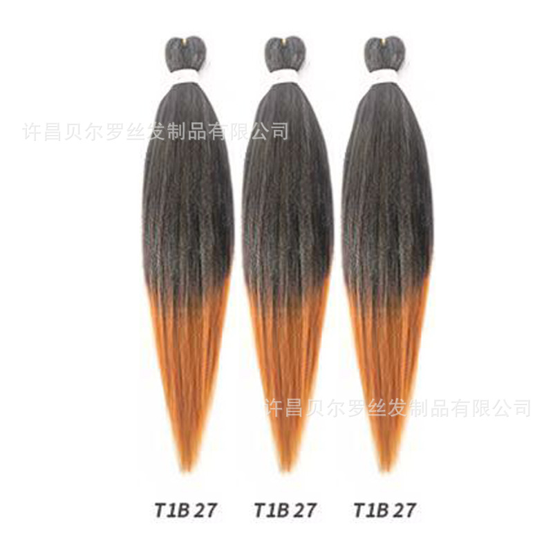 Kit de 3 pelucas EZ Braid – cabello synthetic, colores sólidos/degradé