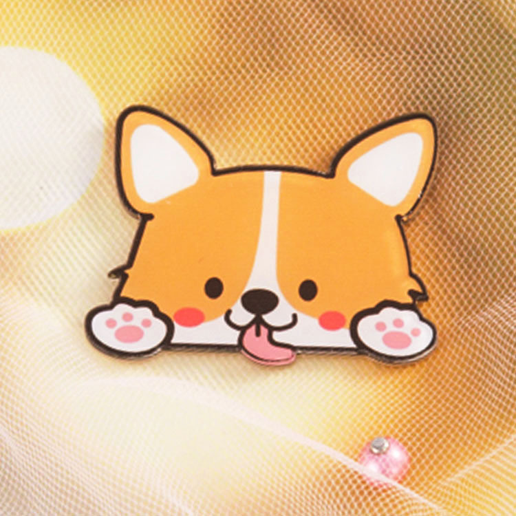クリエイティブソフト萌えアクリル漫画バッジかわいい小動物ブローチかばんアクセサリーストラップピンパッチカスタム|undefined
