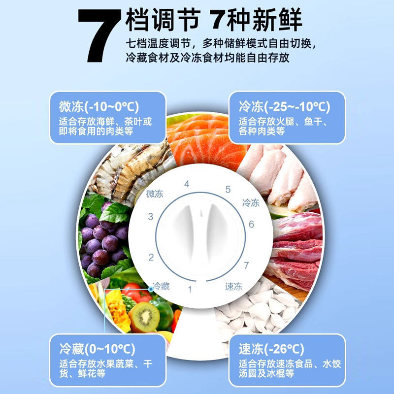 冰柜商用冷冻柜小一级能效新款家用冷藏冷冻双温大容量冷柜|undefined