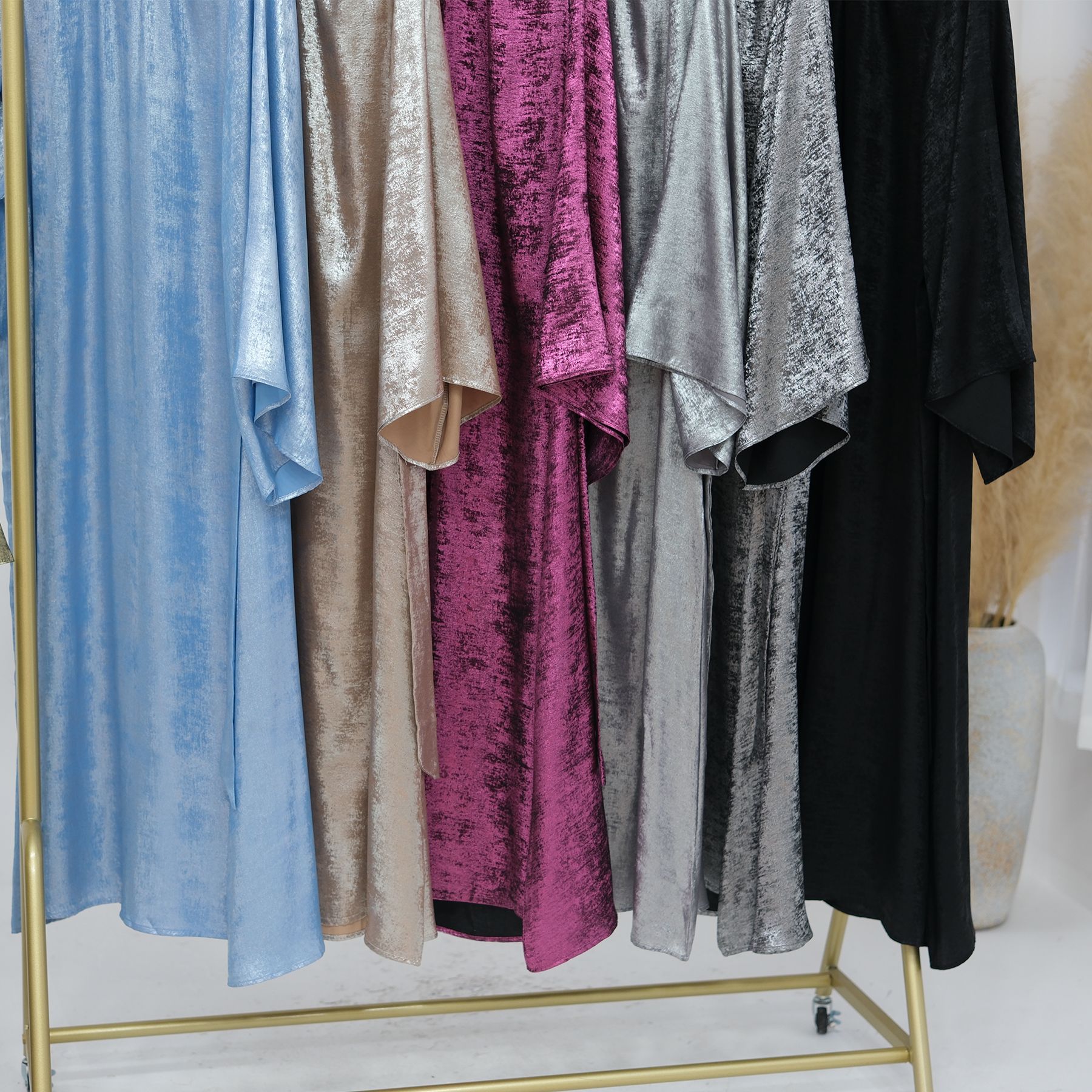 Women's Clothing fashion stitching Dubai Türkiye elegant dress _voghion.com