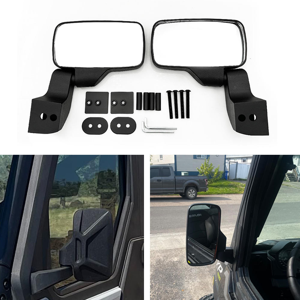 FLYQUICK跨境电商全地形车UTV后视镜北极星游侠车门倒车镜