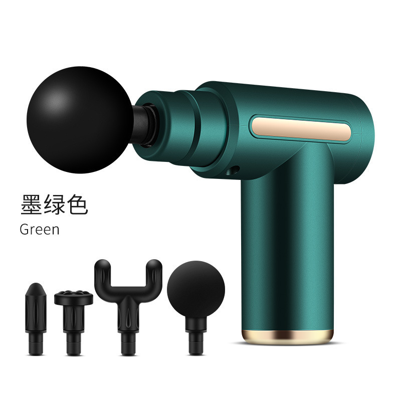 Transfronterizo portátil mini masajeador eléctrico de relajación muscular pequeña pistola de masaje mini damas 720 pistola de fascia image 5