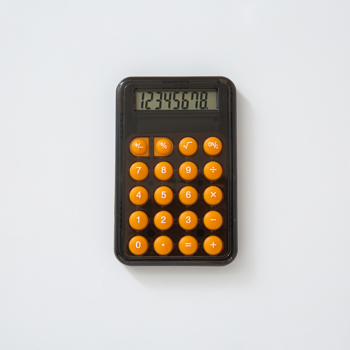 Transfronterizos de alto valor mini transparente pequeña calculadora encantadora bolsillo portátil regalo de color caramelo para estudiantes