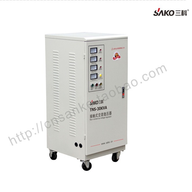 三科tsn-30kva 30000w 电梯 数控机床三相380v全自动稳压器