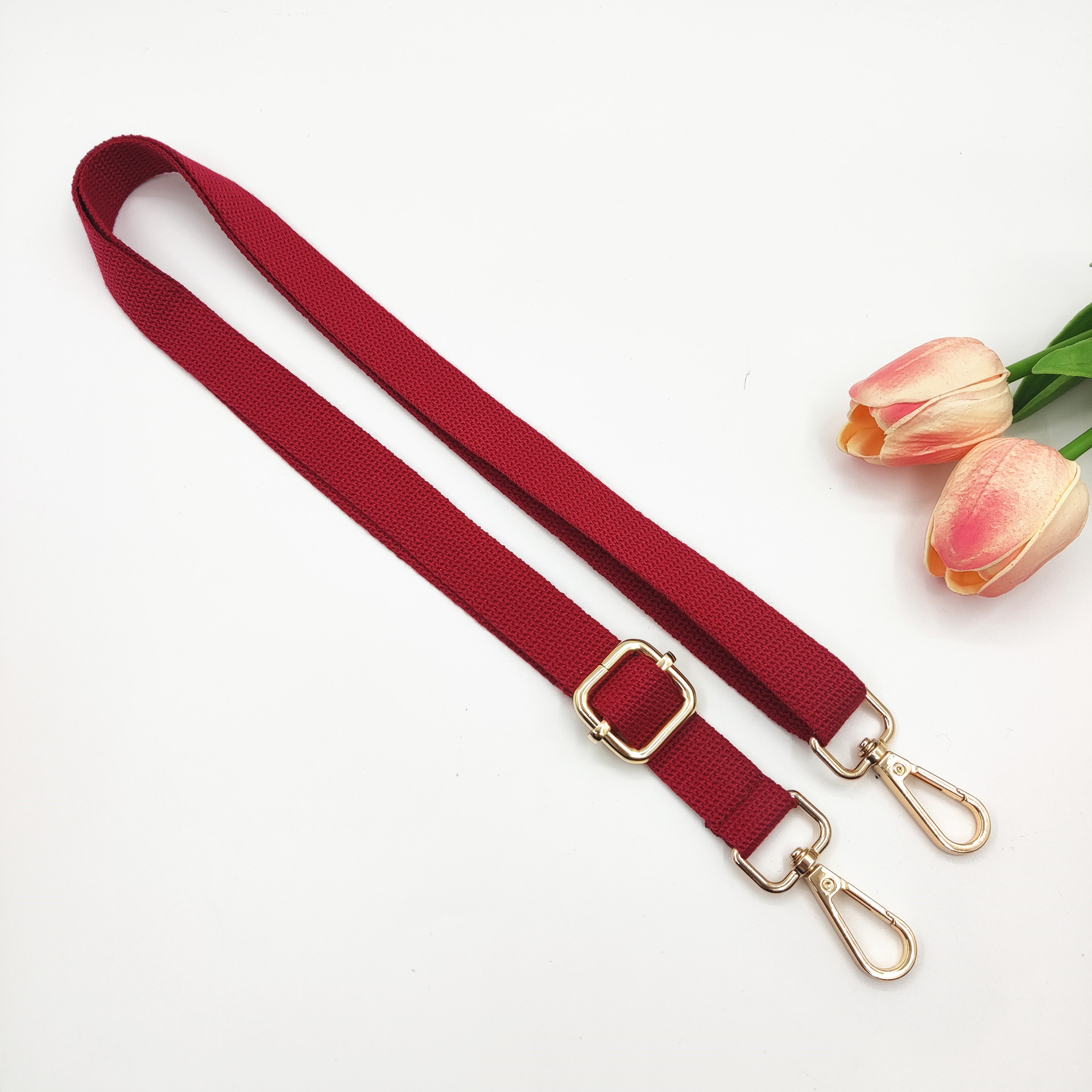 1 Pieza Poliéster Algodón Color Sólido Correa De La Bolsa display picture 15