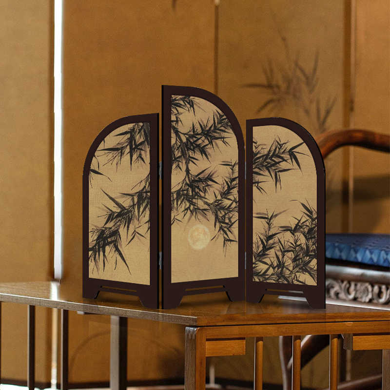 Fábrica directa nueva pantalla de escritorio china pinturas decorativas decoraciones de estilo medieval pinturas creativas de nicho