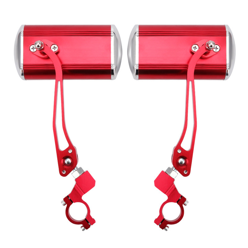 360 grados espejo retrovisor de bicicleta espejo retrovisor de seguridad del coche eléctrico espejo retrovisor cuadrado reflectante de aleación de aluminio