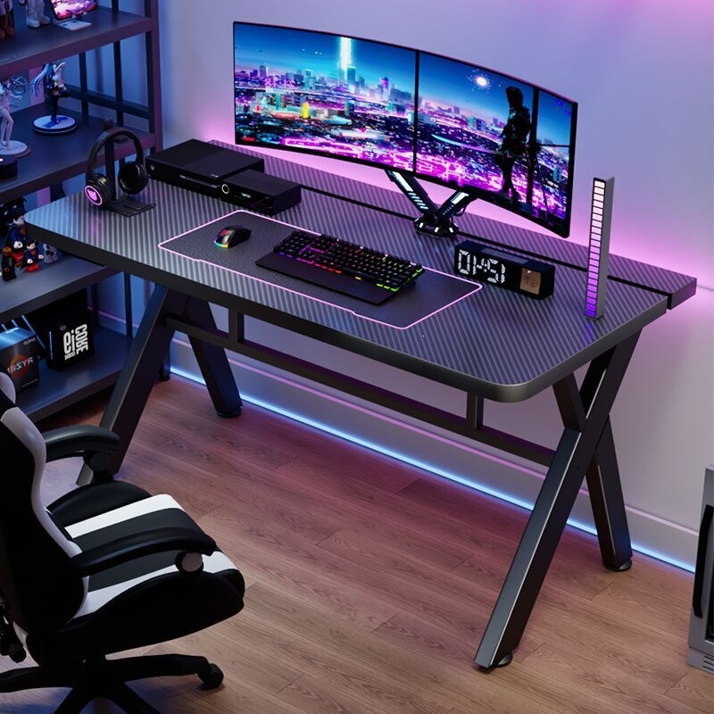Computer Desk, Desktop Home Gaming Desk and Chair Set, Simple Bedroom Table, Office Desk, Study Desk, Rental House Gaming Table Computer Desk, Desktop Home Gaming Desk and Chair Set, Simple Bedroom Table, Office Desk, Study Desk, Rental House Gaming Table
