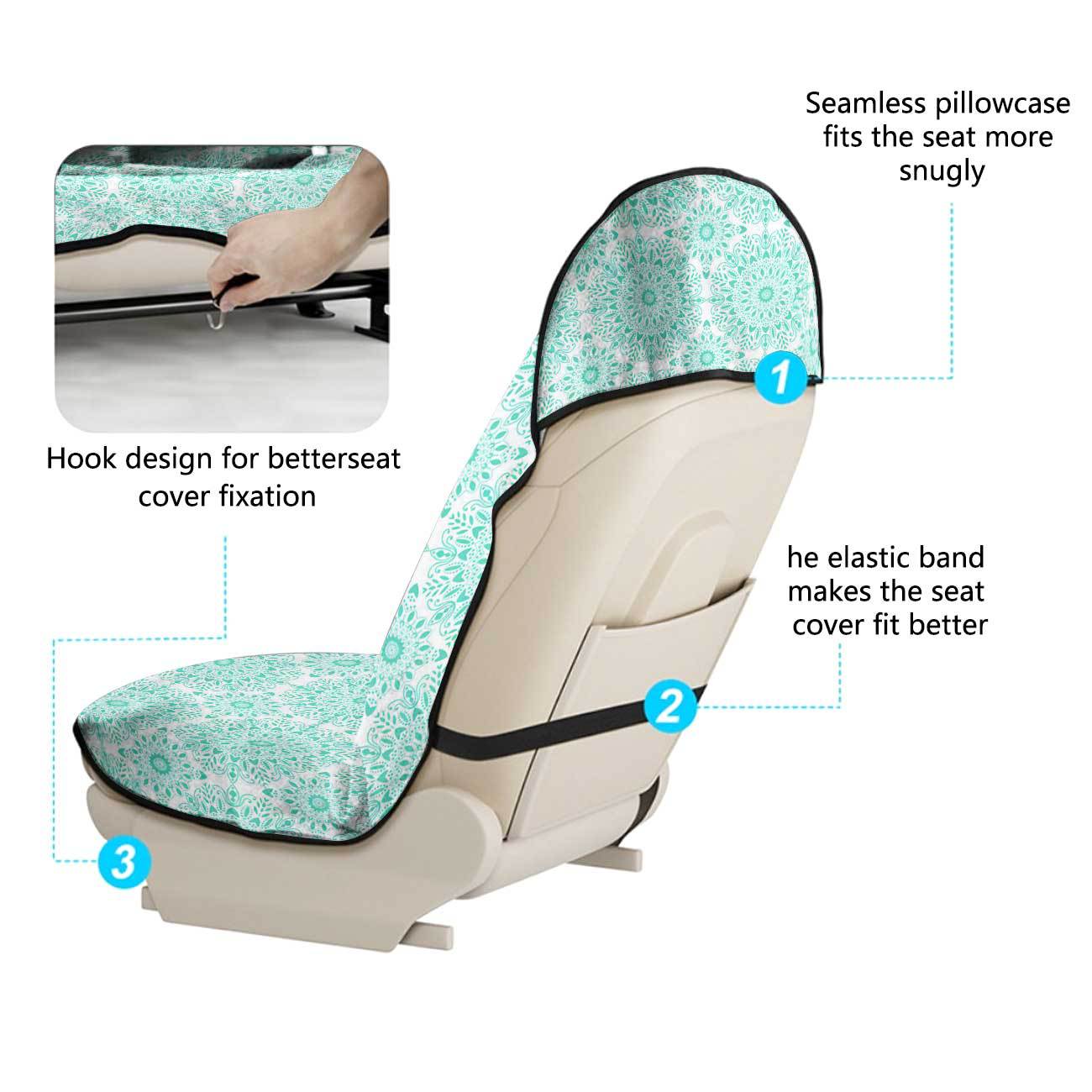 Car seat towel cover for front seats, suitable for gym and exercise, universal for all seasons, car use 171