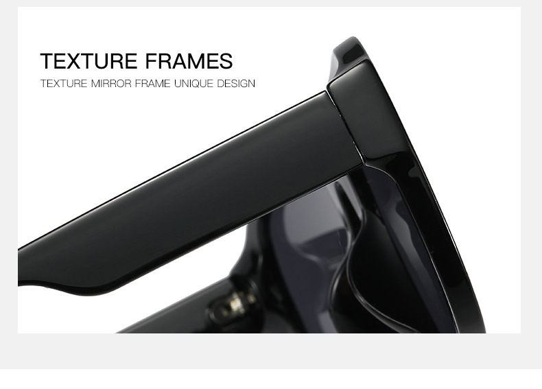 55g Weight Full Frame Glasses Structure Sunglasses Classification PC, UV400 Protection Lens Material Square Glasses Style Daily Occasion Solid Color Pattern Women'S Gender Patchwork Design Fashion Style Black Color Fashion Solid Color PC UV400 Protection Square Patchwork Full Frame Men's Sunglasses 12