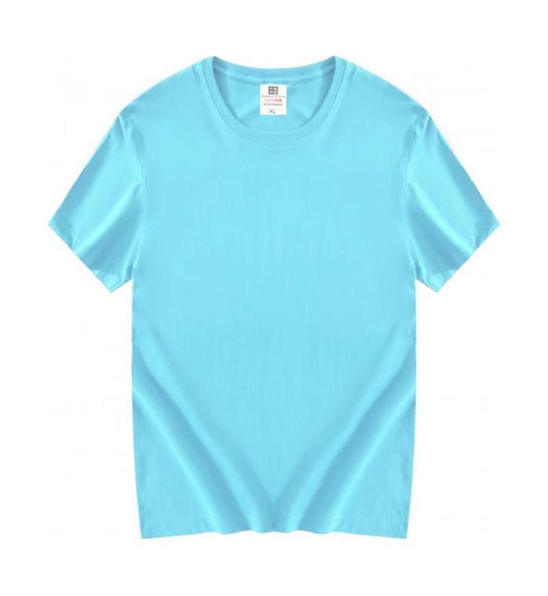 Tiger 180G peinado algodón de cuello redondo T-shirt de manga corta impresión de verano coreano ropa de trabajo de hombres y mujeres camisa publicitaria personalizada