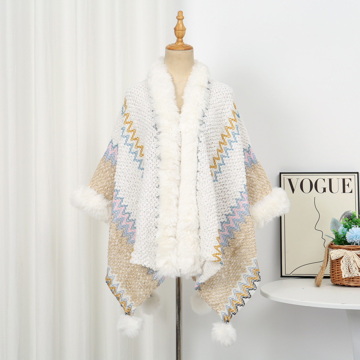 Summer retro ethnic trench coat