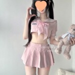 奶熊与奶猫:日系少女JK制服纯欲2025新款夏辣妹穿搭甜美短裙套装