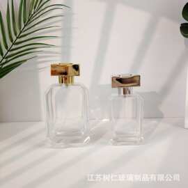 厂家现货50ml100ml 卡口便携式分装瓶 精白料按压式喷雾玻璃瓶