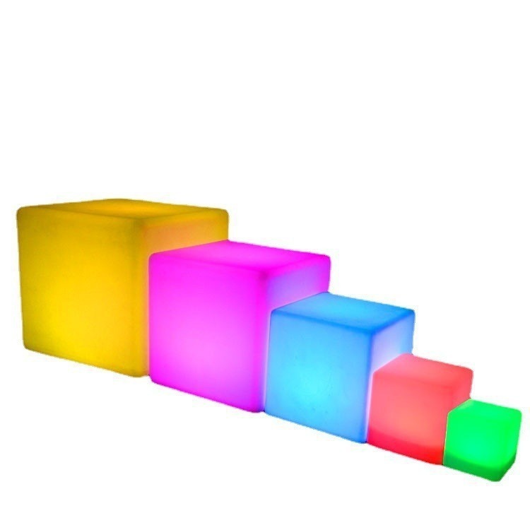 Hot sale LED taburetes de bar taburetes de muebles luminosos taburetes de colorido taburetes de patio exterior luz