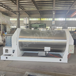 奇卓 Horizontal brake pad mixer, thermal insulation 316 chemical raw material ribbon mixer, complete set of mixing equipment