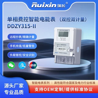 智能电表瑞信单相预付费能耗电流表多回路监测抄表校园节能控仪表