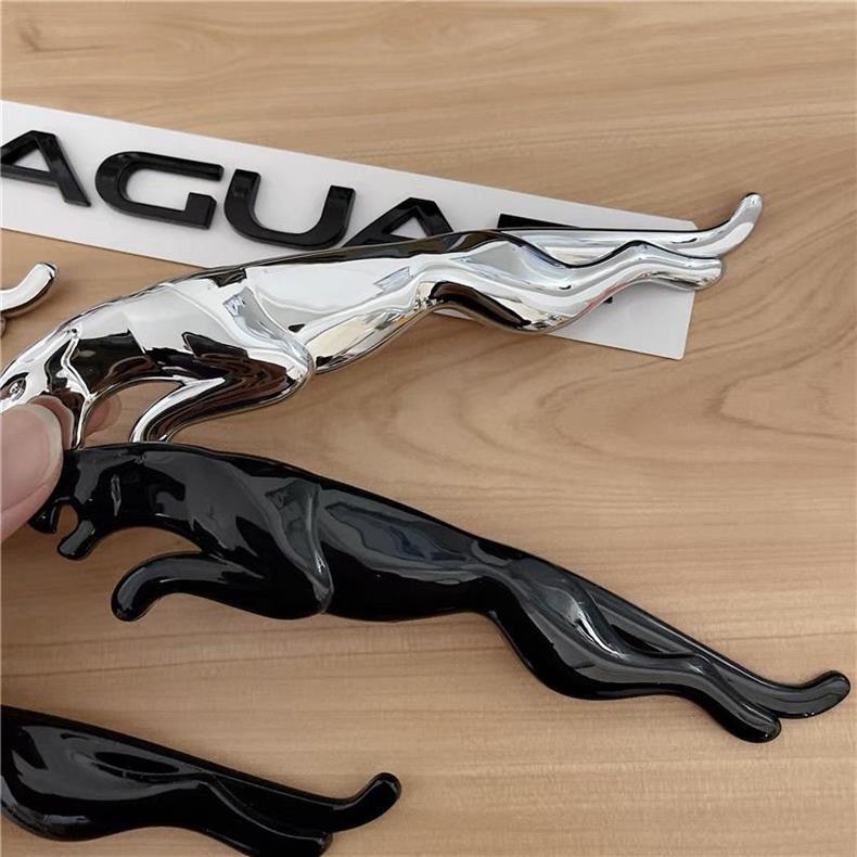 Suitable for Jaguar JAGUAR car emblems, rear trunk emblems, English letter emblems, XE, XF, XJL, bright black