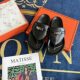 Foreign trade 2024 early spring new kelly hardware buckle ladies flat slippers high version T slippers manufacturers wholesale