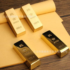 Brass prop replica gold bar ornaments, faux gold bricks, solid pure copper paperweights, and copper crafts from Yiwu small commodities.