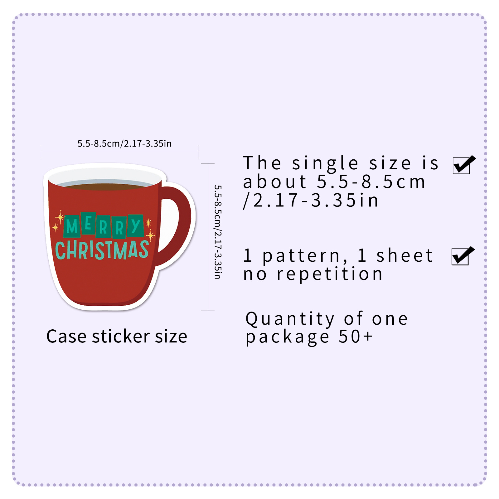 35g Weight Stickers Stationery Type 1 Set Christmas Tree Christmas Socks Elk Christmas Christmas PVC Self-adhesive Cute Stickers