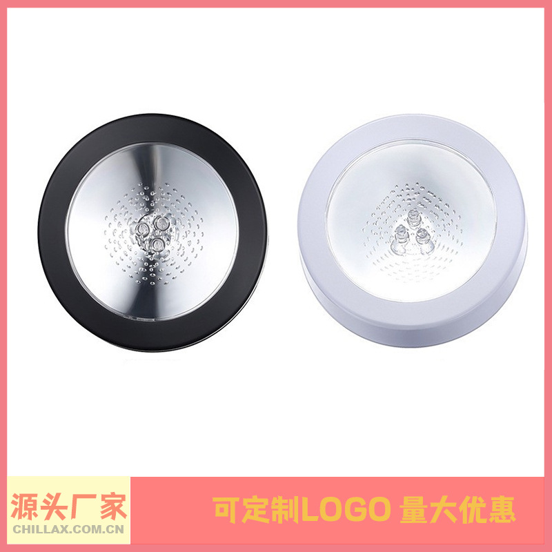 LED emisor de luz montaña redonda de carga USB base de detección de gravedad atmósfera barra de luz KTV colorido estera de botella de vino